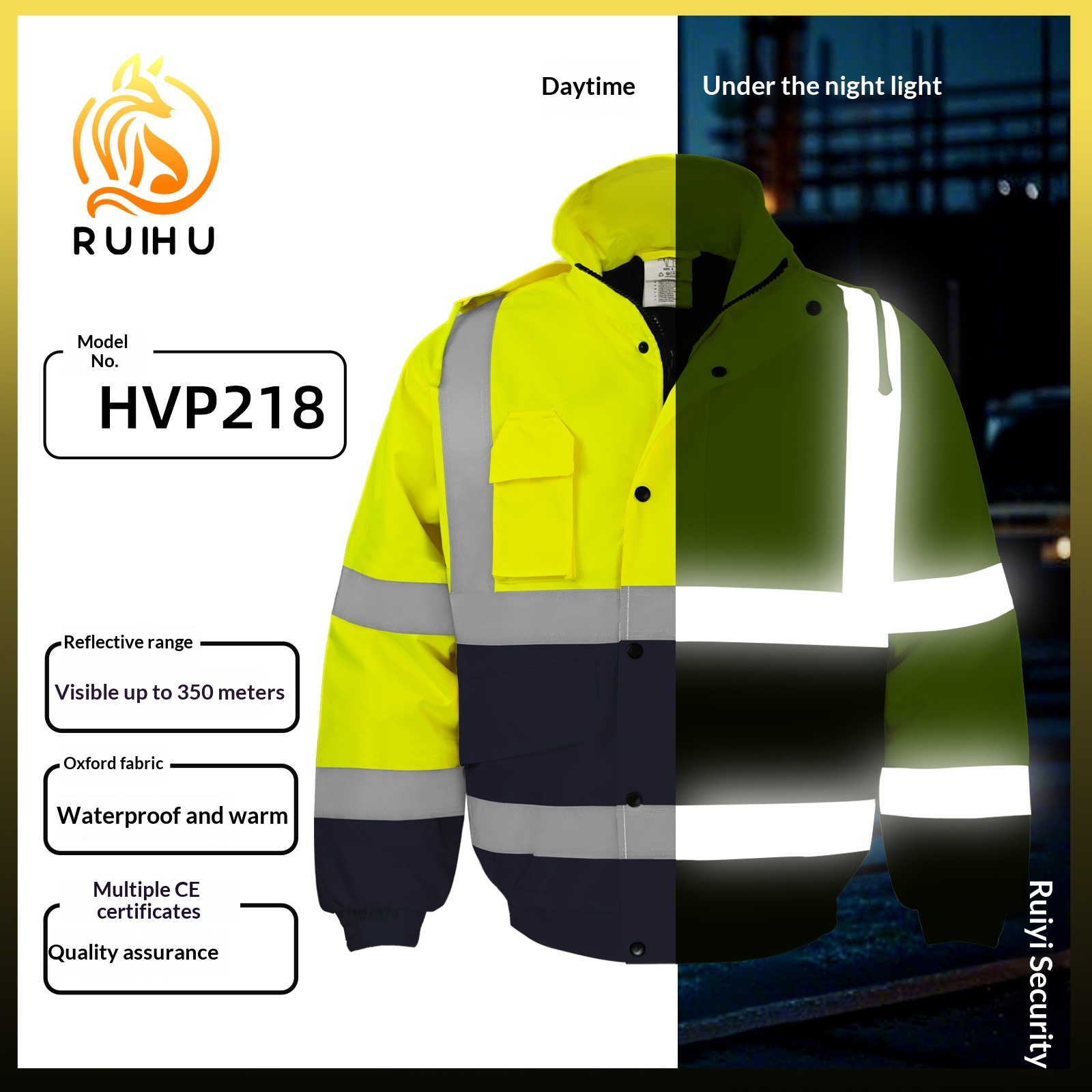 Winter Clothing Pk - Chaqueta de Invierno de Alta Visibilidad