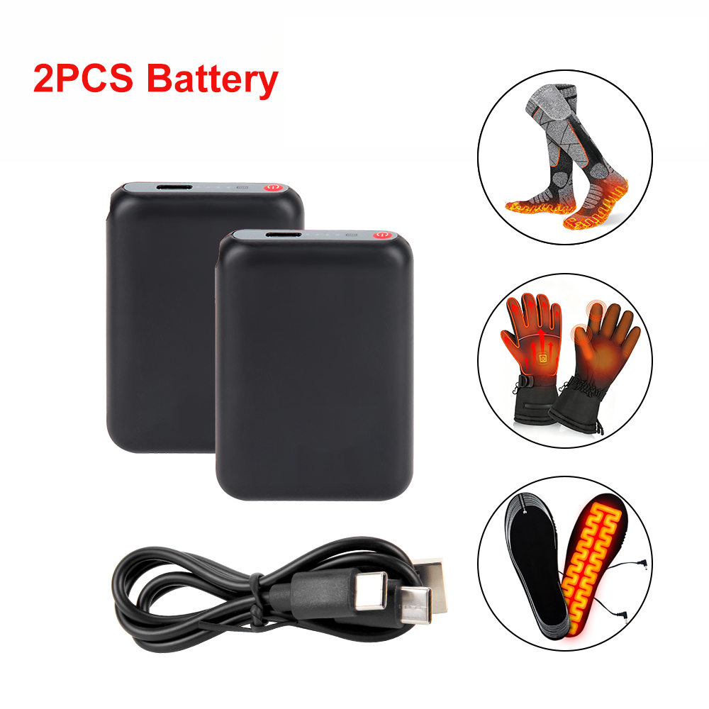 Heated Gloves Electric - Batería de 5V 6000mAh para Calcetines