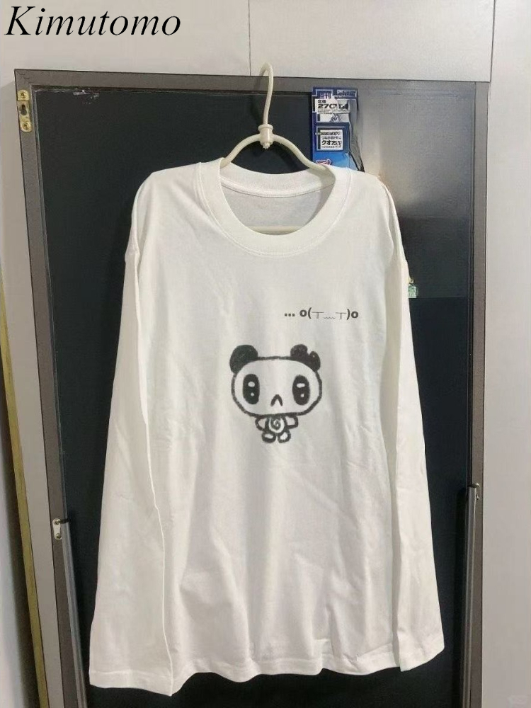 Winter Clothing For Women - Kimutomo-camisetas con estampado de dibujos animados