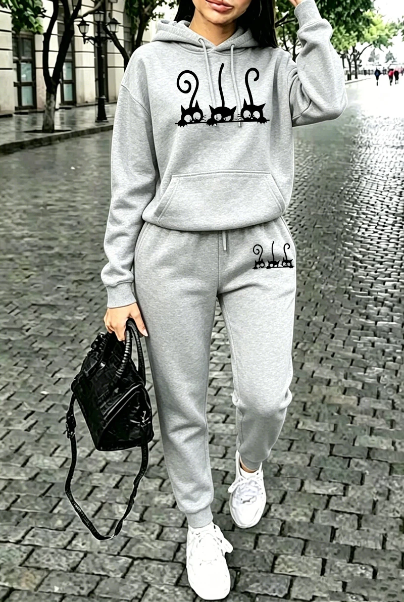 Conjunto deportivo de otoño pa - Winter Clothing For Women reseña y precio