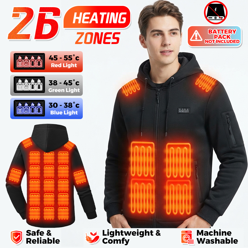 Sudadera con capucha calefacta - Winter Clothing Hiking reseña y precio